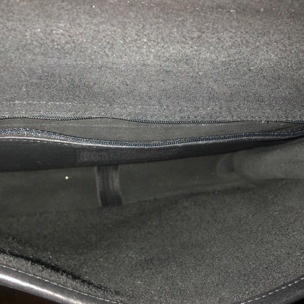 Vintage COACH WILLIS Black Leather Station Turn Lock Crossbody Shoulder Bag - Picture 14 of 15